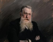 Portrait of Antonio Starabba, Marchese di Rudinì (1839-1908) , 1898. Creator: Boldini, Giovanni (1842-1931).