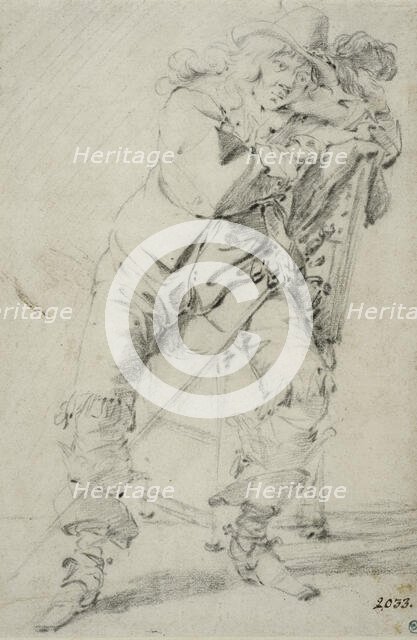 Young rider, seated. Creator: Anthonie Palamedesz.