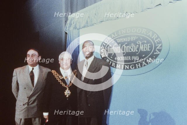 National Indoor Arena, King Edwards Road, Birmingham, 04/10/1991. Creator: John Laing plc.
