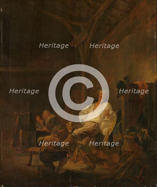 An officer in billeted quarters, 1640-1647. Creator: Maerten Stoop.