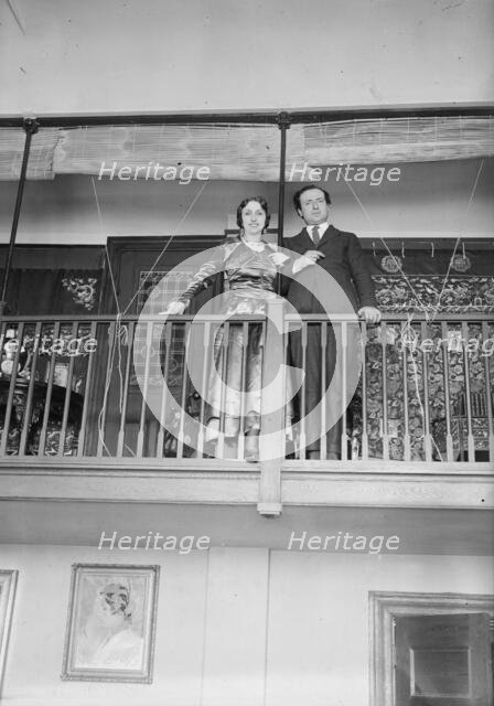 Amelita Galli-Curci and husband, between c1915 and c1920. Creator: Bain News Service.