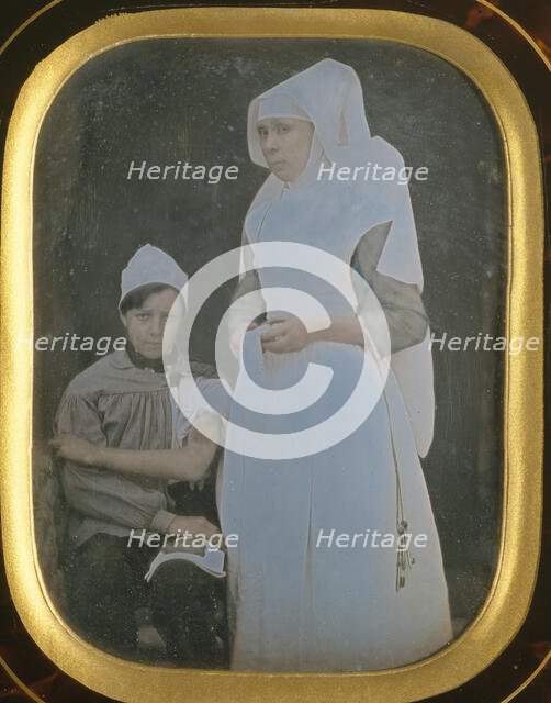 Soeur Pierrette Toussaine Blondeau, Hospices de Beaune, 1845-50. Creator: Unknown.