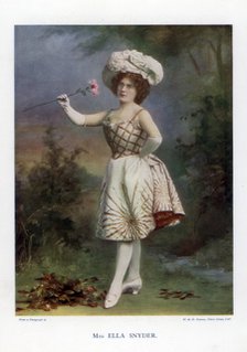 Ella Snyder, actress, 1901.Artist: W&D Downey