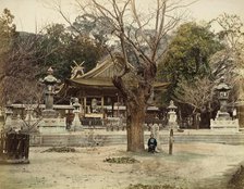 Temple at Ikuta, 1865. Creator: Unknown.