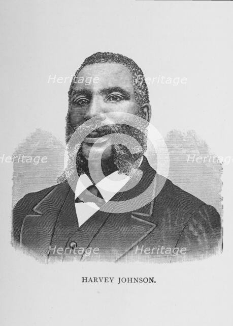 Harvey Johnson, 1887. Creator: Unknown.