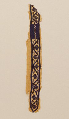Textile Fragment, Coptic, 300-600. Creator: Unknown.