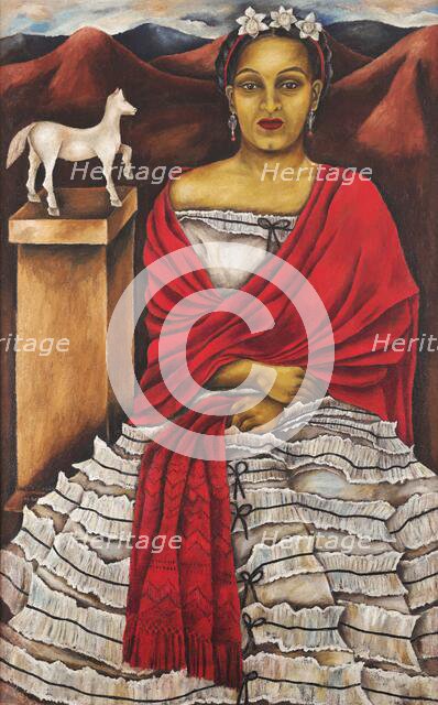 Self-portrait, 1940. Creator: Izquierdo, María (1902-1955).