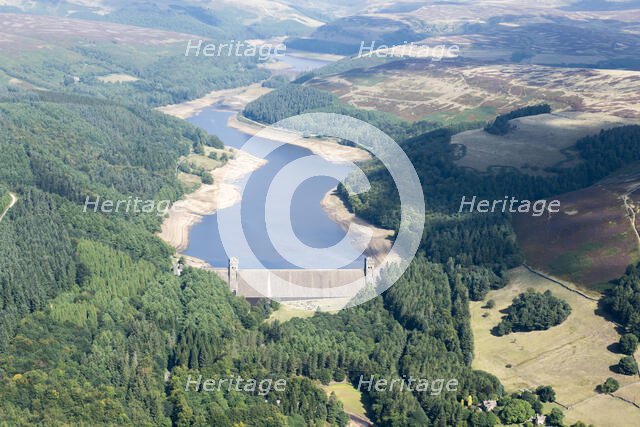 Derwent Dam and Upper Derwent Reservoir, Derbyshire, 2018. Creator: Emma Trevarthen.