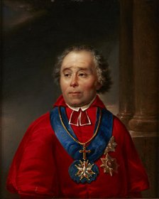Portrait of Jan Pawel Woronicz, 1828. Creator: Jan Nepomucen Bizanski.