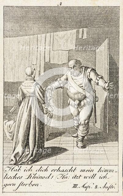 William Shakespeares Merry Wives of Windsor, 1786. Creator: Daniel Nikolaus Chodowiecki.