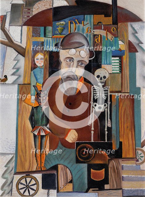 Puppeteer, 1921. Creator: Styrsky, Jindrich (1899-1942).