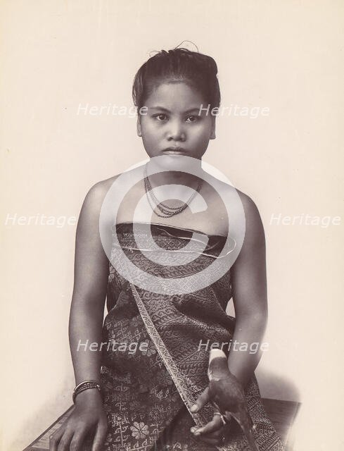 Malay Woman on Java, 1860s-70s. Creator: Unknown.