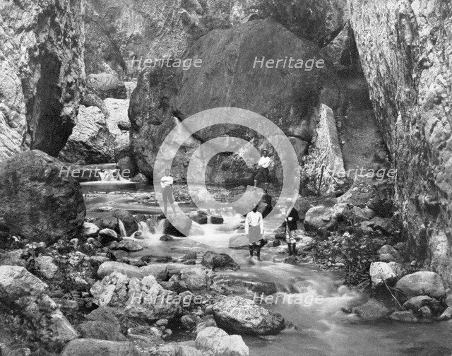 Cane River, Jamaica, c1905.Artist: Adolphe Duperly & Son