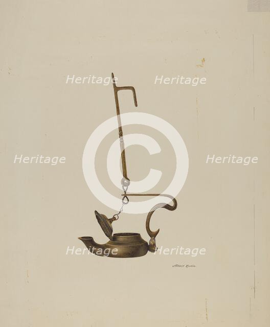 Betty Lamp, c. 1940. Creator: Albert Rudin.