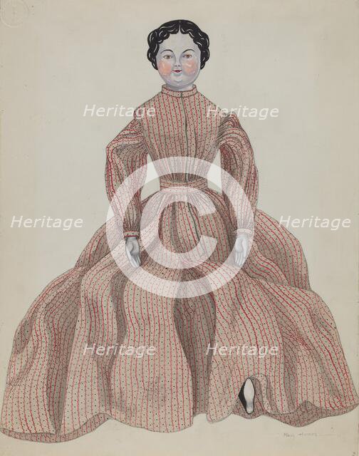 Doll - "Lulu", c. 1936. Creator: Mary E Humes.