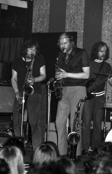 Dick Morrisey, Dave Quincy and Jim Richardson, If, Marquee Club, Soho, London, 1971. Creator: Brian O'Connor.