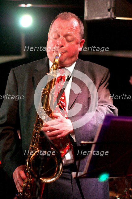 Alan Barnes, British jazz saxophonist, Pizza Express, London.  Artist: Brian O'Connor