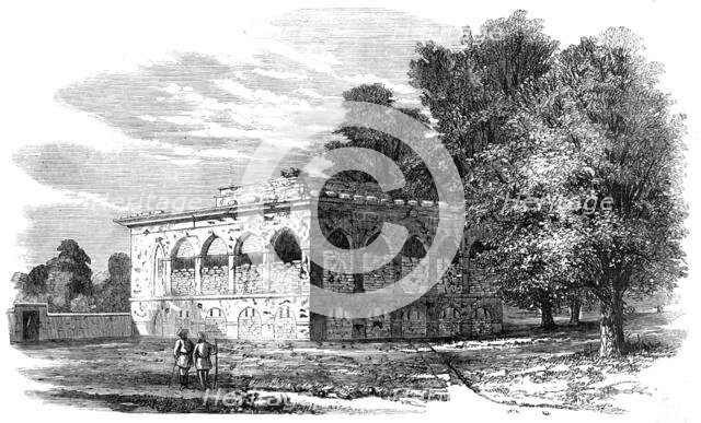 House at Arrah Fortified against the Dinapore Mutineers - from a sketch by Major V. Eyre, 1857. Creator: Unknown.