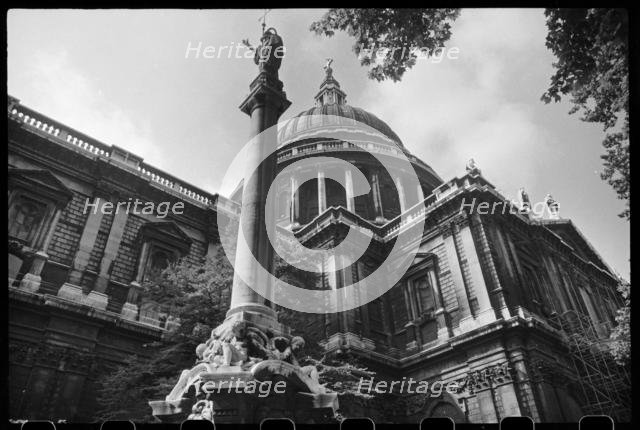 St Paul's Cathedral, City of London, c1955-c1980. Creator: Ursula Clark.