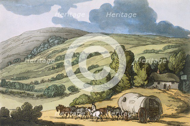 Taunton Vale, Somersetshire, pub. 1822. Creator: Thomas Rowlandson (1756-1827).