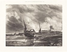 Marée Basse (Low Tide), 1831. Creator: Eugene Isabey.