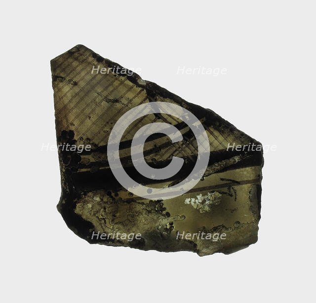 Glass Fragment, British, 13th century. Creator: Unknown.