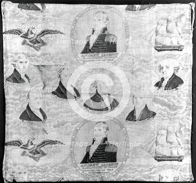 Fragment (Furnishing Fabric), England or United States, c. 1837. Creator: Unknown.