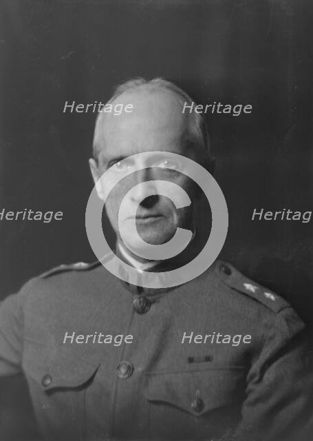 General H.C. Brummerd Hodges, portrait photograph, 1918 Aug. 17. Creator: Arnold Genthe.