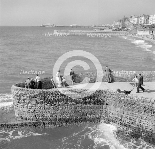 The front at Brighton, East Sussex, 1960s. Artist: Eric de Maré