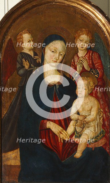 The Virgin and Child with Two Angels, 1490s.