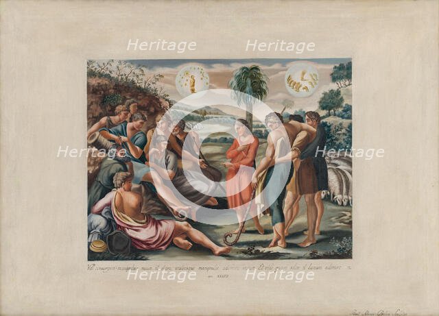 Biblical Scene I, 1845-1856. Creator: Alexander Belopotocky.