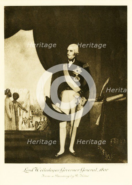 'Lord Wellesley as Governor General, 1800', 1925. Creator: Unknown.