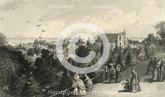 'City of Cleveland, from Reservoir Walk', 1872.  Creator: Robert Hinshelwood.