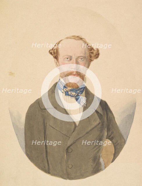 William Langenheim, ca. 1849-51. Creators: W. & F. Langenheim, William Langenheim.