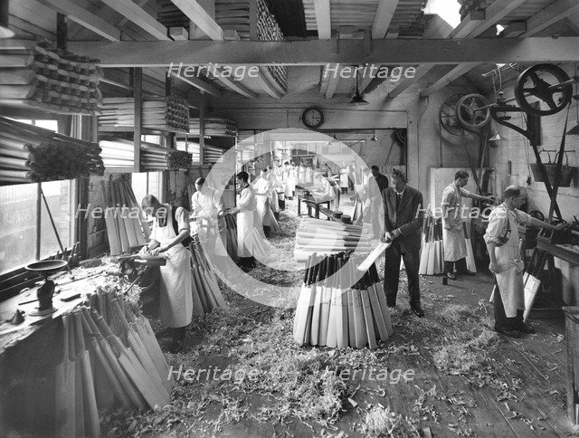 The Gunn and Moore factory, Nottingham, Nottinghamshire, c1920-1939(?). Artist: Unknown