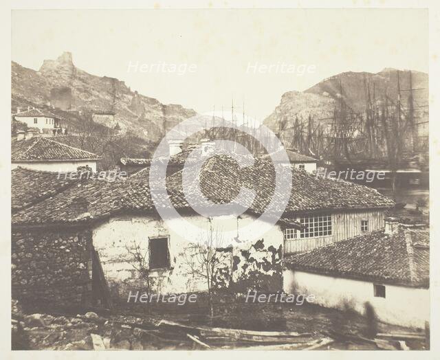 Cottages at Balaklava, 1855. Creator: Roger Fenton.