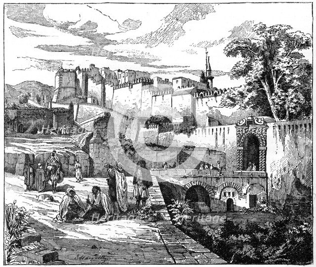 Algiers in 1832, (c1890). Artist: Unknown