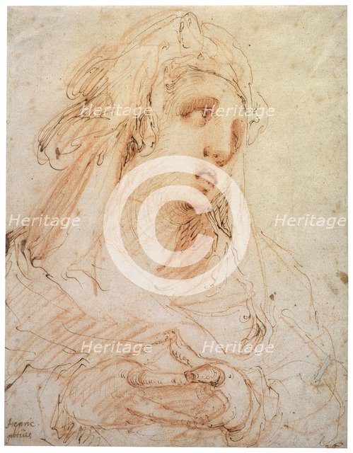 'A Young Woman' (Mary Magdalene?), late 16th or early 17th century. Artist: Hendrik Goltzius