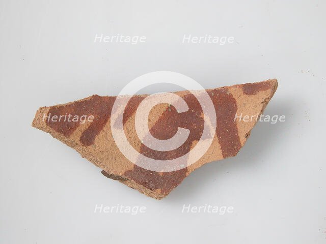 Pottery Fragment, Coptic, 4th-7th century. Creator: Unknown.