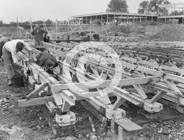 County High School, Gedling Road, Arnold, Gedling, Nottinghamshire, 30/08/1958. Creator: John Laing plc.