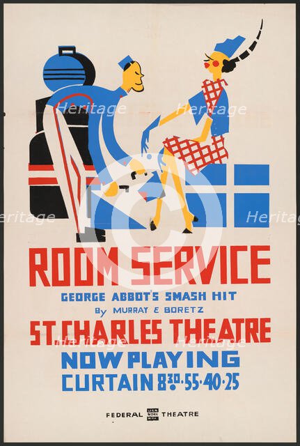 Room Service, New Orleans, 1939. Creator: Unknown.