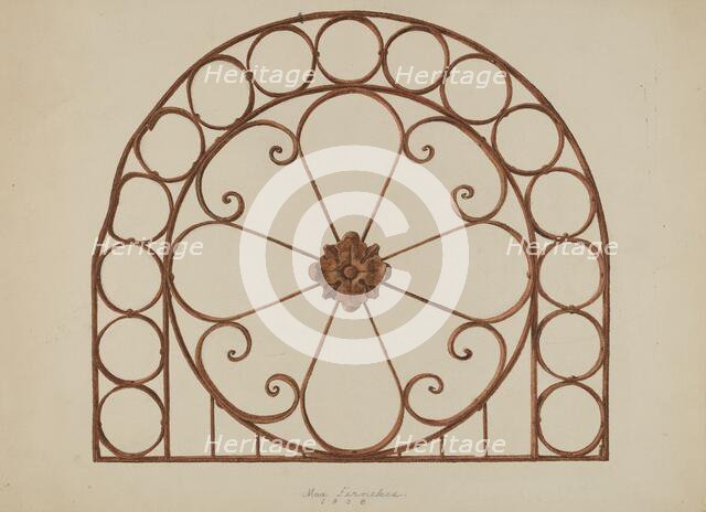 Arch Grill, 1938. Creator: Max Fernekes.