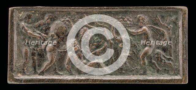 Five Putti Making Wine, early 16th century. Creator: Unknown.