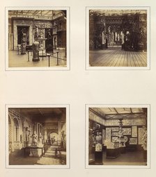 [Entryway of Renaissance Court; Medieval Vestibule; View of the Renaissance Court; Roo..., ca. 1859. Creator: Attributed to Philip Henry Delamotte.