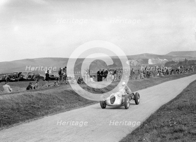 RJW Appleton's Appleton-Riley Special, Lewes Speed Trials, Sussex, 1938. Artist: Bill Brunell.