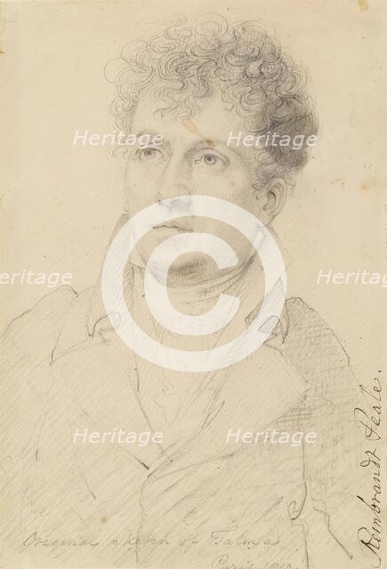 Portrait of Francois Joseph Talma, 1810. Creator: Rembrandt Peale.