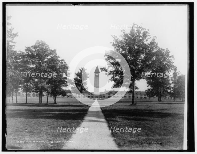 General quarters, Fort Sheridan, Ill., c1898. Creator: Unknown.