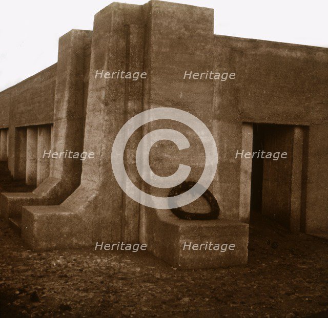 Bayonet Trench, Verdun, northern France, c1916-c1918. Artist: Unknown.