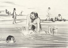 C'est un petit diable un vrai Dauphin..., 1839. Creator: Honore Daumier.