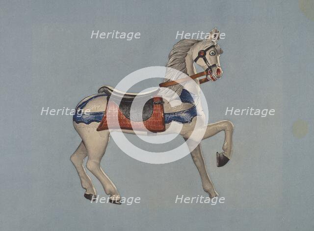Carousel Horse, c. 1939. Creator: Henry Tomaszewski.